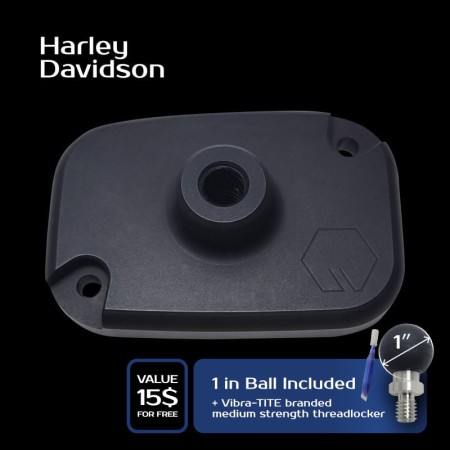 HDV-RM-BR1 - Harley Davidson Motorcycle Cylinder Cover for RAM mounts for mobile phones
