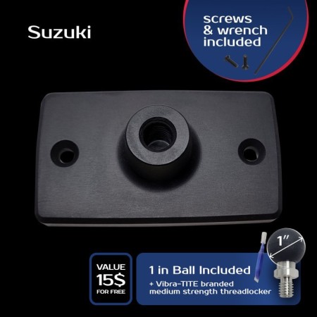 SUZ-RM-BR1 - Suzuki Motorcycle Cover for RAM mounts for mobile phones