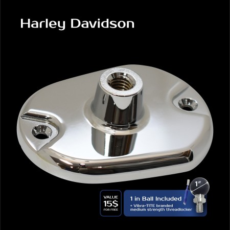 HDV-RM-BR3-CRM - Harley Davidson RAM Mounts Brake reservoir cover - Chrome